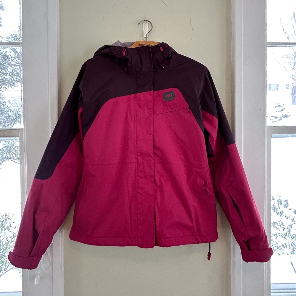 Helly Hanson Pink and Purple Ski Jacket